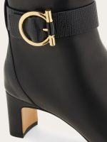 Ferragamo Gancini ornament mid heel ankle boot - Image 2